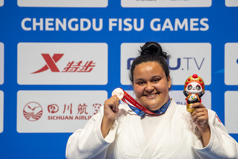 Ippon! Judô conquista a primeira medalha brasileira nos Jogos Mundiais Universitários de Chengdu